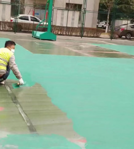 柳州球场地面翻新